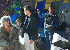 кадр со съёмок фильма Александра Соколюка "Книга жизни" oko-graphics